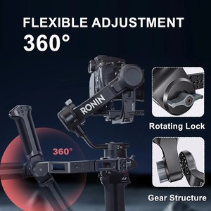 Empuñadura Ajustable para Gimbal, Compatible con <span class=keywords><strong>DJI</strong></span> RS 5/4/<span class=keywords><strong>3</strong></span>/2 <span class=keywords><strong>Pro</strong></span> Mini RCS 2, Flexible, 360° ° Ajustes y Amplia Expansión - Product Image 3