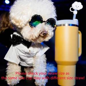 10 мм креативные и красочные Мультяшные соломинки, чтобы оживить ваши напитки, для чашки 30 и 40 унций - Product Image 5