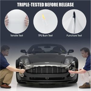 Vinilo <span class=keywords><strong>Protector</strong></span> de Pintura para Automóvil de TPU PPF Personalizado de 1.52x15m, Alto Brillo, Anti-Amarilleo, Anti-Rayones, Bloqueador de Rayos UV e IR - Product Image 4