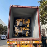 Livraison gratuite Diesel Road Roller Time Limitée double Tambour 1 tonne Nouveau Petit Mini Road Roller Machine Compacteur Prix