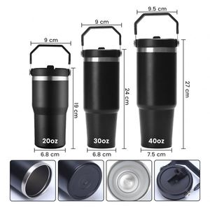 Custom Logo 30Oz <b>Coffee</b> Thermos <b>Flasks</b> Vacuum Thermos Tumblers Thermos <b>Coffee</b> Mug Stainless Steel <b>Coffee</b> Tumbler With Handle - Product Image 4