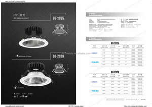 Luz descendente LED de 50w y 35w, foco empotrado, Agujero cortado, 170mm, 190mm, 200mm, 210mm, 230mm, <span class=keywords><strong>240mm</strong></span>, 0-10V, DALI triac, regulable, nuevo diseño - Product Image 2