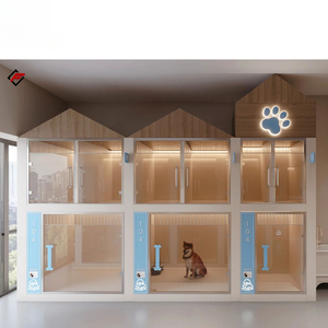 Éclairage LED moderne et tendance Meubles d'animalerie pour la décoration intérieure <span class=keywords><strong>Affichage</strong></span> de salle d'exposition d'embarquement pour animaux de compagnie Vitrines personnalisables pour animaux de compagnie - Product Image 3