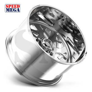 Jantes forgées tout-terrain avec finition polie miroir, pour pick-up, 20, 22, 24, 26 pouces, 6x139.7, pour Chevy Silverado 1500 - Product Image 3