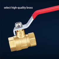 3/4 vanne à gaz en laiton forgé avec support d'eau manuel fileté mâle et femelle OEM personnalisable pour toutes les tailles