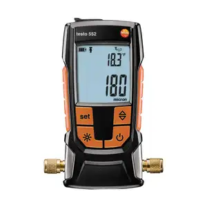 Testo 552 Digitales Vakuum-Mikron-Messgerät mit Bluetooth (Teilen ummer 0560 5522) Vakuum messgeräte der petro chemischen/chemischen Industrie