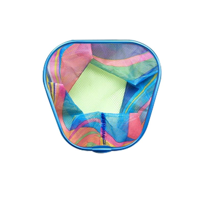 Colored mesh head - flat triangle