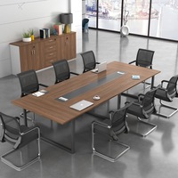 Table de conférence moderne avec chaise de bureau, salle de réunion Konferenztisch Mesa De Reuniones Tavolo Da
