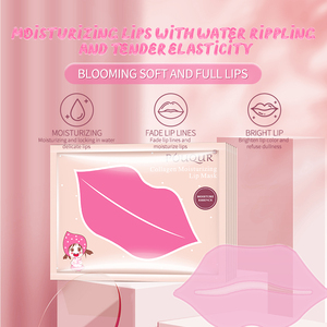 Masques Lèvres Roses Hydratants au Cristal <span class=keywords><strong>Naturel</strong></span> en Stock, Vente en Gros, Étiquette Privée, <span class=keywords><strong>Masque</strong></span> Lèvres Collagène Gel Hydrogel Nuit - Product Image 4