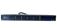 PDU Inteligente de 1U 1.5U, Regleta de Alimentación de 6 Vías para Montaje en Rack de 20A con Enchufe Inteligente IEC C13 de 20A, IP54 para Uso Industrial, PDU INT-8T