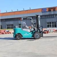 Chariot élévateur diesel à exportation directe d'usine, 3 tonnes, 3,5 tonnes, 4 tonnes, 5 tonnes, hauteur de levage 3m-7m, CE ISO, moteur japonais, chariot élévateur bi-carburant