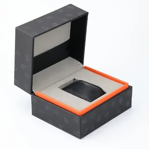 Boîte à montre de luxe ZHEN <span class=keywords><strong>MEI</strong></span> <span class=keywords><strong>SHI</strong></span> en cuir véritable de haute qualité avec doublure en velours gris, logo personnalisé, forme carrée, design personnalisé - Product Image 1
