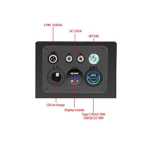 Литиевая батарея LiitoKala 12 В 300AH lifepo4 <span class=keywords><strong>4s</strong></span> 12,8 В 300Ah с дисплеем напряжения для 1200 Вт инверторной лодки для гольф-Кара - Product Image 5