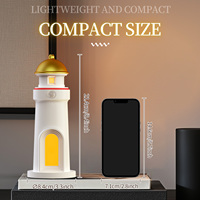 Lampe de nuit LED minimaliste APCITL avec télécommande et contrôle tactile, en ABS, cadeau de Noël décoratif, lampe de projection tour, sans fil, pour bureau