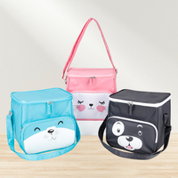 Sac isotherme léger et tendance à imprimé animal, 210D, avec fermeture éclair, poignée, grande capacité, imperméable, pour le stockage des aliments