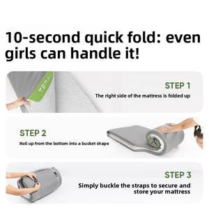 Materasso per <span class=keywords><strong>Auto</strong></span> <span class=keywords><strong>da</strong></span> Campeggio di Alta Gamma Taimai Modello TM-107 per OLIVER con Materassino Pieghevole in Memory Foam per Sedili Posteriori - Product Image 2
