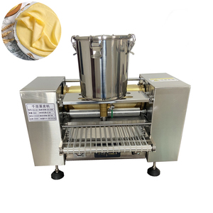 <b>Crepe</b> Skin Maker <b>Machine</b> for Cake Shop Small Layer Cake Making <b>Machine</b> Automatic Roti Maker - Product Image 1