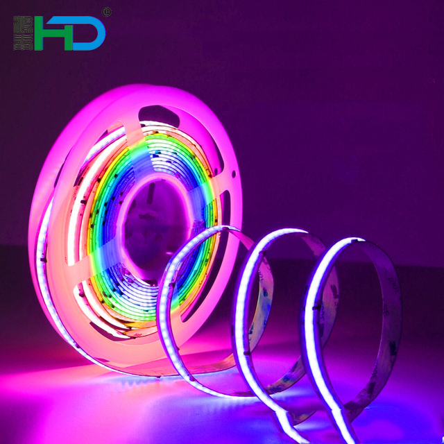 Cob Addressable LED RGB 5v LED RGB Cob Programmable Strip Cob LED Strip RGB 5v
