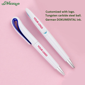 Chất lượng cao tùy chỉnh PVC bút bi khuyến mại bán buôn đầy màu sắc trắng điều hành thiết kế với logo in - Product Image 4