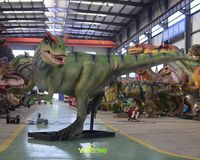 Modèle de dinosaure animatronique grandeur nature, télécommandé, en silicone et caoutchouc, réaliste, Allosaurus, à vendre, pour intérieur, extérieur, centre commercial, public