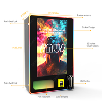 Distributeur automatique mural de tabac pour discothèques avec vérification d'identité et lecteur de carte SDK activé pour les petites entreprises