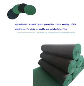 Tela no tejida fusible impermeable de poliéster 100% verde de 350g/500g para huertos, tela anti-ervas, tela para supresión de maleza - Product Image 3