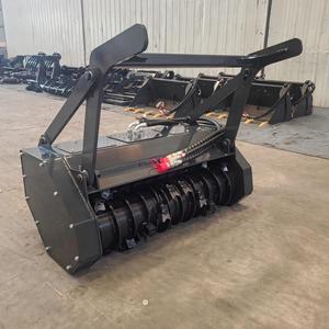 Broyeur de feuilles de jardin, déchiqueteuse forestière, machine à broyer le bois à bas prix <span class=keywords><strong>pour</strong></span> chargeuse compacte - Product Image 1