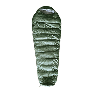 <span class=keywords><strong>Sac</strong></span> <span class=keywords><strong>de</strong></span> <span class=keywords><strong>couchage</strong></span> thermique en nylon imperméable Ripstop 320T pour l'extérieur, super long, vert, isolé par du duvet <span class=keywords><strong>de</strong></span> canard, pour temps froid, vente chaude - Product Image 1