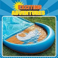 Toboggan aquatique gonflable en PVC YIBEI Toytime pour enfants, pour jeu parent-enfant, usage domestique, planche de surf aquatique pour trois personnes, <100 kg