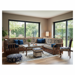 Live Room Sofa Corner Sofa Set Living Room Sofas L Shaped Living Room Set Luxury Corner Sets Corner Seat <b>Bed</b> - Product Image 3