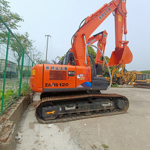 รถขุด Hitachi Zaxis 120-3G ปี 2023 ชั่วโมงการทำงานต่ำ รถขุดดินแท้ 12 ตัน สำหรับงานก่อสร้าง - Product Image 1