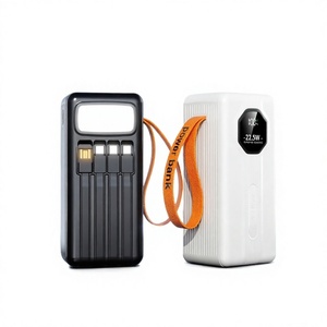 50000mAh Power Bank 22.5W PD Fast Charging Portable <b>Charger</b> With Built-in <b>Cable</b> LED Display for Outdoor Travel - Product Image 4