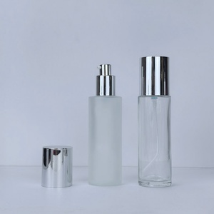 ผู้ผลิตบรรจุภัณฑ์เครื่องสำอางแบบขวดแก้วฝ้าขนาด 30 มล. 40 มล. 50 มล. 60 มล. 100 มล. 20 กรัม 30 กรัม 50 กรัม พร้อมหัวปั๊มสเปรย์สำหรับเซรั่ม - Product Image 2