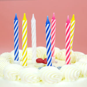 Оптовая продажа, китайская фабрика, классические спиральные свечи на день рождения с вечеринками - Product Image 4