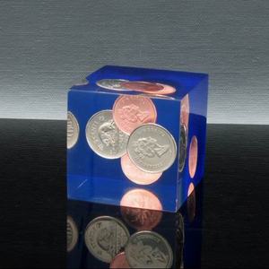 Bloc de présentation en résine acrylique, naturel, lecteur de présentoir en pierre naturelle, artisanat fait à la main - Product Image 6