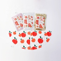 Masques en feuille colorés au collagène pour les fesses, effet lifting, marque privée, en gros, pour éliminer les taches sombres