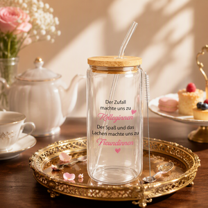 Gobelet en verre borosilicate durable JY 500 ml - Cadeau de remerciement pour les collègues, les <span class=keywords><strong>meilleurs</strong></span> amis, les mamans, les <span class=keywords><strong>voisins</strong></span> - Product Image 4