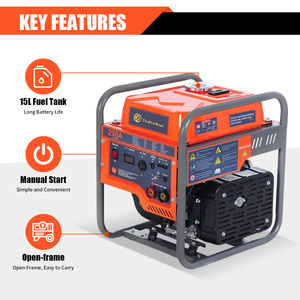 3KW 3.2KW Single Cylinder Manufacture <b>Generator</b> Recoil Start Gasoline Welding <b>Generators</b> Home Use - Product Image 2