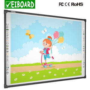 Tableau blanc interactif intelligent à écran tactile LED 4K de 86 pouces avec double système d'exploitation, caméra 13MP, stylet tactile, panneau plat pour l'éducation, OEM - Product Image 1