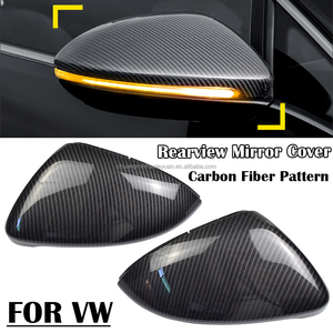 Cho VW cho Golf 7 MK7 7.5 cho GTI cho TOURAN Side gương chiếu hậu Bìa Mũ cửa cánh gương trường hợp bìa sáng màu đen - Product Image 2