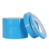 Nastro Adesivo Termoconduttivo Isolante Acrilico Blu a Doppia Faccia, Alta Trasmissione di Calore, Bassa Resistenza Termica, Fustellato per LED