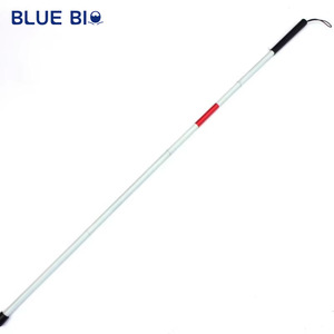 Легкая портативная алюминиевая складная трость-навигатор для повседневного использования, путешествий и безопасного ориентирования на улице, белая - Product Image 5