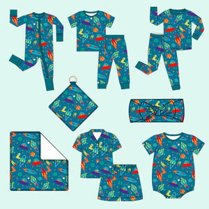 <span class=keywords><strong>Boutique</strong></span> 8 Stili di Tutine per Neonati, Pigiami Stile Attivo con Stampe, Manica Corta Estiva in Tessuto di Bambù, Tutine con Piedini per Neonati - Product Image 1