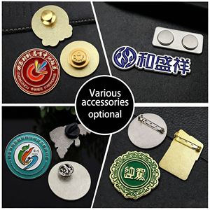 Insignia <span class=keywords><strong>de</strong></span> esmalte duro <span class=keywords><strong>de</strong></span> dibujos animados, broche metálico <span class=keywords><strong>de</strong></span> <span class=keywords><strong>anime</strong></span>, insignia <span class=keywords><strong>de</strong></span> pecho con pintura horneada, pines huecos, insignia personalizada con logotipo <span class=keywords><strong>de</strong></span> empresa - Product Image 2