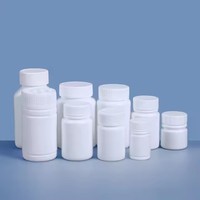 10ml mini boîte de rangement en plastique PE bouteilles en plastique médecine pilules conteneur Mini taille vide déchirer couvercle vitamine C bouteille
