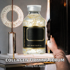Ampoule liftante au collagène, peptide de soie et acide hyaluronique, sérum anti-âge raffermissant pour le visage, 30 ml, fabricant OEM, étiquette privée - Product Image 2