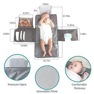 Tappetini fasciatoio per bambini monouso in tessuto cucito - Product Image 1