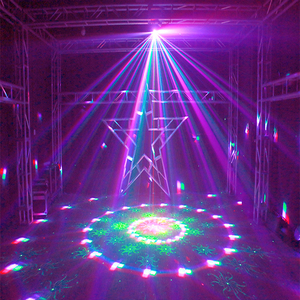 <span class=keywords><strong>Projecteur</strong></span> de scène DJ disco à boule magique en cristal laser LED en alliage d'aluminium 4 en 1, lumière UV <span class=keywords><strong>stroboscopique</strong></span> - Product Image 6