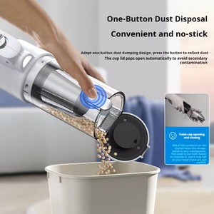 Aspirateur-balai sans fil anti-enchevêtrement <span class=keywords><strong>Phare</strong></span> à LED Élimination <span class=keywords><strong>de</strong></span> la poussière à un bouton Moteur 35Krpm Nettoyage des sols <span class=keywords><strong>de</strong></span> canapés multi-surfaces - Product Image 3