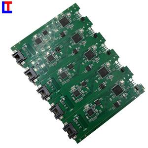 แผงวงจรพิมพ์คีย์บอร์ดสีน้ำเงินพร้อมเราเตอร์ Wi-Fi เตาแม่เหล็กไฟฟ้า 3500 วัตต์ แผงวงจรพิมพ์หลายชั้นแบบ PCBA สำหรับงานคัดลอก FR-4 ประกอบ PCBA - Product Image 4